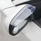 1 Pair Car Rearview Mirror Rain Blades Car Back Mirror Eyebrow Rain Cover Car Rearview Mirror Eyebrow Covers Flexible Protection Rainproof Decoration Accessories, 3R-2101