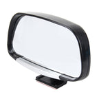 3R-081 Car Blind Spot Side View Wide Angle Convex Mirror Vision Collection Side View Mirror Blind Spot Mirror, 3R-081(Black), 3R-081(Silver)