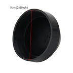 2 PCS K90 Universal Car LED Headlight HID Xenon Lamp Silicone Dust Cover Seal Caps Car Dust Cover Waterproof Dustproof Sealing Headlamp Cover for Car Retrofit, Inner Diameter: 9cm, Inner Diameter: 9cm