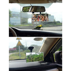 360 Degree Car Adjustable Interior Windshield Rectangular Blind Spot Mirror with Suck Cup Holder, XL-1013