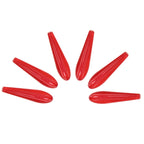 6 PCS Universal Resin Rear Spoiler Car Auto Rear Spoiler Exterior Rear Spoiler Kit Car Crash Strip Spoiler Routed Board Mute Rectifier Noise Reduction Spoiler