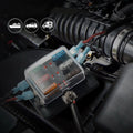 Universal 6 Way Fuse Box Block Fuse Holder Box Car Vehicle Circuit Automotive Blade Tool 6 Way Fuse Block, DC 10V-32V, 6 Way Fuse Box