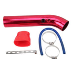 Universal  Air Intakes Short Cold Racing Aluminium Air Intake Pipe Hose with Cone Filter Kit System, Short Air Intakes