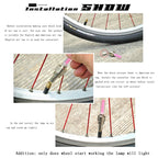 2 PCS Wheel Tyre Lamp With Battery for Car / Motorbike / Bike