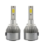 2pcs 880/881 18W 1800LM 6000K Waterproof IP68 Car Auto LED Headlight with 2 COB LED Lamps, DC 9-36V, 880/881