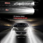 2pcs 880/881 18W 1800LM 6000K Waterproof IP68 Car Auto LED Headlight with 2 COB LED Lamps, DC 9-36V, 880/881