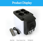 Car Auto 48W Portable Multi-Function Cooling and Warming 6L Low Noise Refrigerator for Car and Home, Cord Length: 1.8m, 6L Low Noise