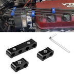 3 PCS Aluminum Engine Spark Plug Wire Separator Divider Organizer Clamp Kit