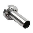 3.5 inch Universal Car 304 Stainless Steel Exhaust Pipe Muffler Unadjustable Tail Muffler Tip , 3.5 inchUnadjustable
