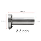 3.5 inch Universal Car 304 Stainless Steel Exhaust Pipe Muffler Adjustable Tail Muffler Tip , 3.5 inch Adjustable