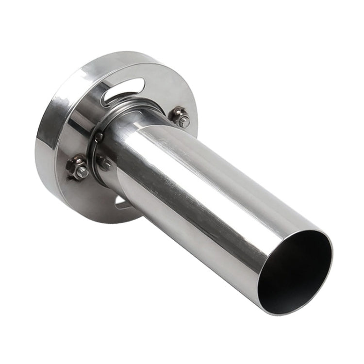 4.5 inch Universal Car 304 Stainless Steel Exhaust Pipe Muffler Adjustable Tail Muffler Tip , 4.5 inch Adjustable