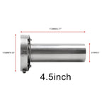 4.5 inch Universal Car 304 Stainless Steel Exhaust Pipe Muffler Adjustable Tail Muffler Tip , 4.5 inch Adjustable