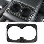 Car Water Cup Carbon Fiber Decorative Sticker for Jeep Grand Cherokee 2011-2018, Water Cup