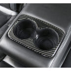 Car Water Cup Carbon Fiber Decorative Sticker for Jeep Grand Cherokee 2011-2018, Water Cup