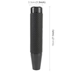 Metal Leather Long Column Car Shift Knob, Size: 18x3.3cm, Size: 18x3.3cm (Black), Size: 18x3.3cm (Blue), Size: 18x3.3cm (Red), Size: 18x3.3cm (Silver)