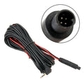 15m Universal Car 4P Reversing Camera Extension Cord Rearview Mirror Vehicle Traveling Data Recorder Video Conversion with Plug, 15m (4P) with Plug
