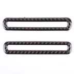 2 PCS Car Door Outlet Decorative Sticker Air Vent Moulding Trim Decorative Strip for Ford Mustang 2015-2020, Door Air Vent