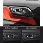 2 PCS Car Door Bowl Decorative Sticker for Ford Mustang 2015-2020, Door Bowl