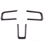 3 PCS Car Steering Wheel Button Decorative Sticker for Ford Mustang 2015-2020, Steering Wheel Button
