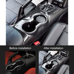 Car Gear Panel Water Cup Decorative Sticker for Ford Mustang 2015-2020, Gear Panel Water Cup