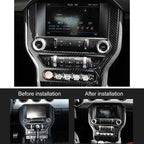 Car Central Control Panel Decorative Sticker for Ford Mustang 2015-2020, Central Control Panel