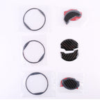 9 PCS Central Air Vents Cover Decorative Sticker Air Outlet Trim Ring for Ford Mustang 2015-2020, Central Air Vents