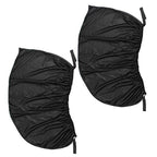 2 PCS Car Shade Block Car Sun Block Window Gauze Shading Net Side Blocking Cover Sun Net Sandbags Side Window Sunshade Cover, Size: 92*54cm, Size: 92*54cm