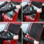 2 PCS Car Shade Block Car Sun Block Window Gauze Shading Net Side Blocking Cover Sun Net Sandbags Side Window Sunshade Cover, Size: 92*54cm, Size: 92*54cm
