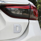 Car Vehicle Badge Emblem 3D English Letter Self-adhesive Sticker Decal, Size: 4.5*4.5*0.5cm, D, O, E, P, F, Q, G, R, H, S, I, T, A, J, U, Y, K, V, Z, L, W, B, M, X, C, N