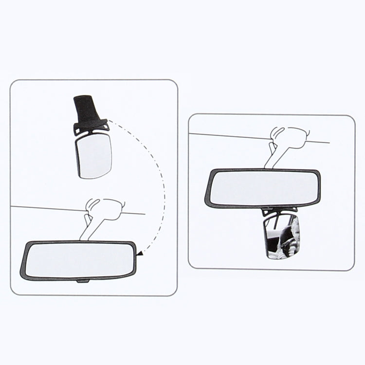 3R-2129 Car Truck Interior Rear View Blind Spot Adjustable Wide Angle Mirror, Size: 10.5*4.5*6.5cm, 3R-2129