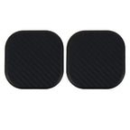 2 PCS Car Vehicle Carbon Fiber Texture Water Cup Pad Mat for Phone / GPS/ MP4/ MP3, Size: 6.5*6.5*0.3cm, 3R-2140