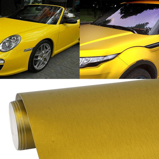 1.52 * 0.5m Waterproof PVC Wire Drawing Brushed Chrome Vinyl Wrap Car Sticker Automobile Ice Film Stickers Car Styling Matte Brushed Car Wrap Vinyl Film, CMS3354, CMS3354D, CMS3354E, CMS3354G, CMS3354J, CMS3354M, CMS3354R, CMS3354S, CMS3354TB, CMS3354TT