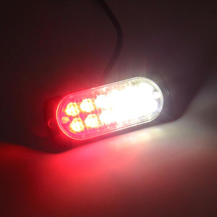DC 12V-24V 2W 12LEDs SMD-2835 Lamps 17 Flash Patterns 3 Lines Car Flash Lamp Waterproof Car Truck Emergency Strobe Flash Warning Light, Cable Length: 90cm, 12LEDs
