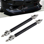 2 PCS Car Modification Large Surrounded By The Rod Telescopic Lever Front and Rear Bars Fixed Front Lip Back Shovel Adjustable Small Rod, Length: 7.5cm, Length: 7.5cm