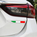 2 PCS Italian Flag Pattern Car-Styling Sticker Random Decorative Sticker, Italian Flag (2 PCS )