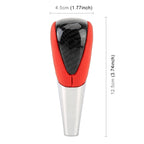 Universal High Carbon Fiber Texture Leather Hole Pattern Car Gear Shift Knob Modified Shifter Lever Knob, CMS3610A, CMS3610B, CMS3610C, CMS3610D