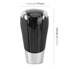 Universal Carbon Fiber Texture Leather Hole Pattern Car Gear Shift Knob Modified Shifter Lever Knob, CMS3611A, CMS3611B, CMS3611C, CMS3611D, CMS3611E, CMS3611F, CMS3611G, CMS3611H, CMS3611J