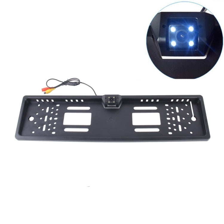 JX-9488 720×540 Effective Pixel NTSC 60HZ CMOS II Universal Waterproof Car Rear View Backup Camera With 2W 80LM 5000K White Light 4LED Lamp, DC 12V, Wire Length: 4m, with LED