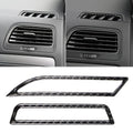 Car Carbon Fiber Air Outlet  Decorative Sticker for Volkswagen Golf 7 2013-2017, Left Drive, Air Outlet