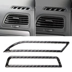 Car Carbon Fiber Air Outlet  Decorative Sticker for Volkswagen Golf 7 2013-2017, Left Drive, Air Outlet