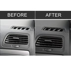 Car Carbon Fiber Air Outlet  Decorative Sticker for Volkswagen Golf 7 2013-2017, Left Drive, Air Outlet