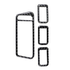 Car Carbon Fiber Window Lift Panel Decorative Sticker for Volkswagen Golf 7 2013-2017, Left Drive, Window Lift Panel