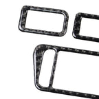 Car Carbon Fiber Window Lift Panel Decorative Sticker for Volkswagen Golf 7 2013-2017, Left Drive, Window Lift Panel