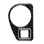 Car Carbon Fiber Headlight Switch Panel Decorative Sticker for Volkswagen Golf 7 2013-2017, Left Drive, Headlight Switch Panel