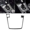 Car Carbon Fiber Gear Position Panel Frame Decorative Sticker for Volkswagen Golf 7 2013-2017, with Hole and Start and Stop, Left Drive, Gear Position Panel