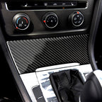 Car Carbon Fiber Cigarette Lighter Decorative Sticker for Volkswagen Golf 7 2013-2017, Cigarette Lighter