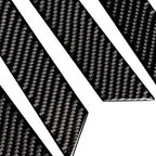 Car Carbon Fiber Door Handle Decorative Sticker for Volkswagen Golf 7 2013-2017, Door Handle