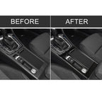 Car Carbon Fiber Water Cup Panel Decorative Sticker for Volkswagen Golf 7 2013-2017, Left Drive, Water Cup Panel