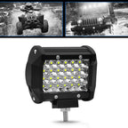 4 inch 18W 1800LM 4 Row LED Strip Light Working Refit Off-road Vehicle Lamp Roof Strip Light, 4 inch 72W