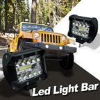 4 inch 15W 1500LM LED Strip Lamp Working Refit Off-road Vehicle Light Roof Strip Light, 4 inch 60W